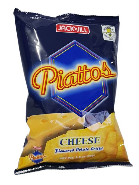 Jack N Jill Piattos Cheese Flavored Potato Chips Pack Of 6 Pieces X 85