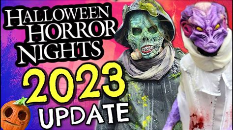 Halloween Horror Nights 2023 Scare Zone Update Hhn 32 Youtube