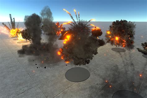 Hq Realistic Explosions Fire And Explosions Unity Asset Store