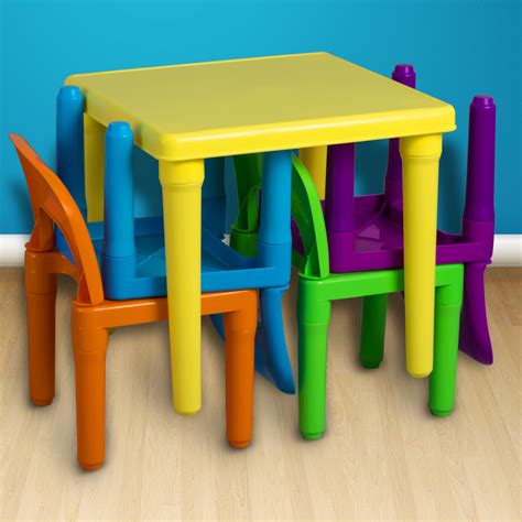 Great table for kids：our table and chairs set can be uesd to do arts and craft, play board games, eat and have lots of fun. Kids Table and Chairs Play Set Toddler Child Toy Activity ...