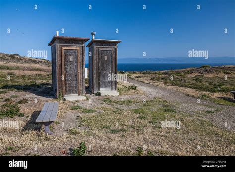 Outhouses In The Campground On East Anacapa Island Channel Islands