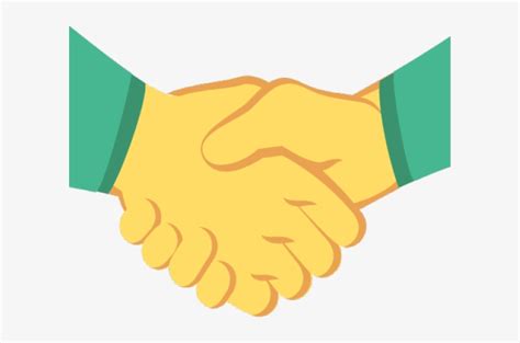 Download Hand Emoji Clipart Shake - Handshake Emoji | Transparent PNG Download | SeekPNG