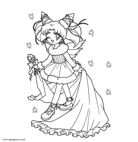 Sailor Chibi Moon Coloring Coloring Pages