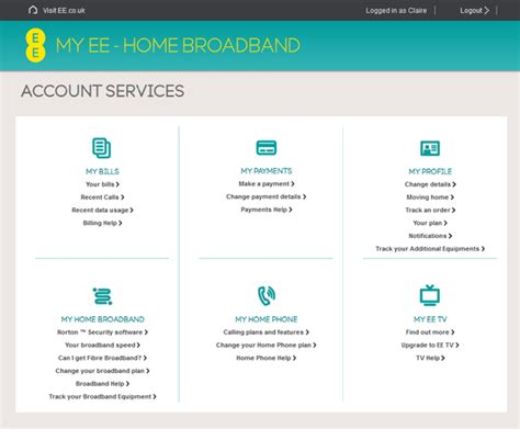 Log In To Your Home Broadband Home Phone And Ee Tv Account