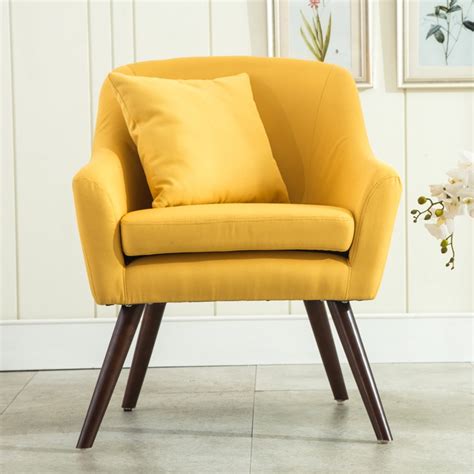 This accent chair features a wooden frame and high density foam cushion. Aliexpress.com : Buy Mid Century Modern Style Armchair ...