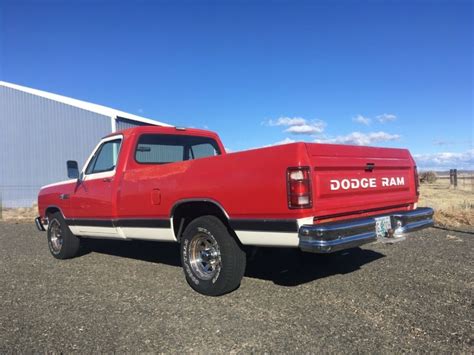 1986 Dodge D150 Custom Half Ton Long Bed Pickup Truck W60k Miles