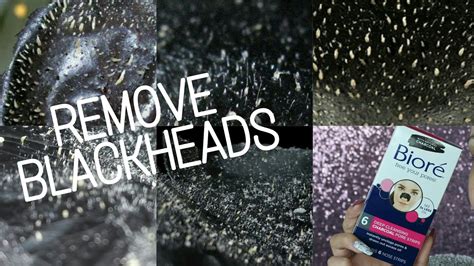 Blackhead Removal Biore Pore Strips Tested Youtube