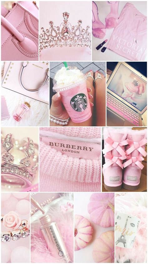 Pink Lovely Cute Girly Collage Iphone Wallpaper 2022 Live Wallpaper