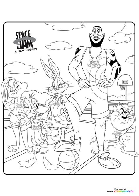 Goon Squad Coloring Page Coloring Pages