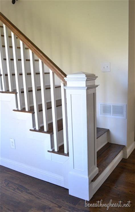 This stair calculator brings together the three things we all love the most: How to Build a Newel Post - Beneath My Heart