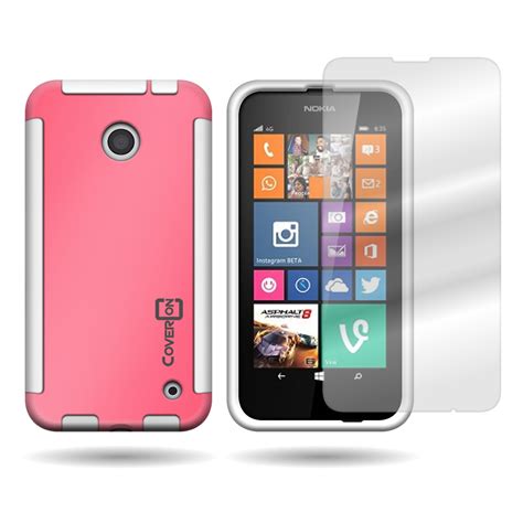 For Nokia Lumia 635 Stylish Tpu Hybrid Cover Case And Screen