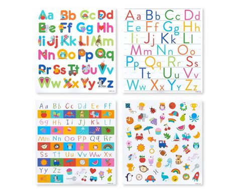 Alphabet Letter Sticker Sheets 591 Count American Greetings