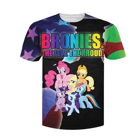 Women Men Bronies T Shirt The My Little Pony Cartoon Pinky Pie Rainbow