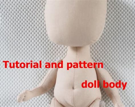 pdf tutorial doll 23cm9 cloth doll pattern sewing etsy handmade dolls patterns doll clothes