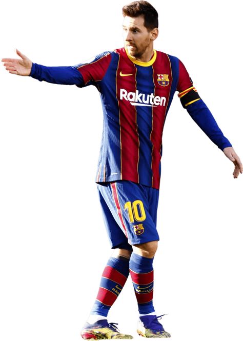 Lionel Messi Football Render 77527 Footyrenders Images And Photos Finder