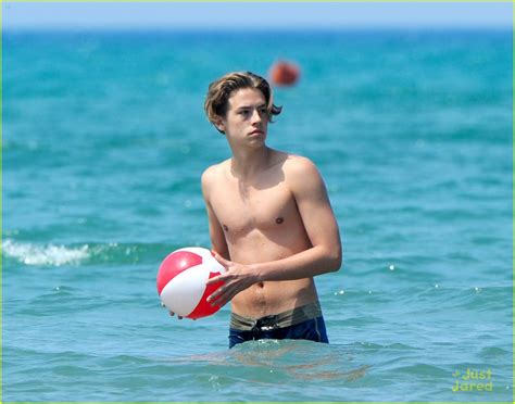 Cole Dylan Sprouse Hit The Beach During Italian Vacation Photo
