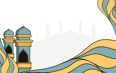 Vector Illustration Of Ramadan Background With Copy Space 6643260