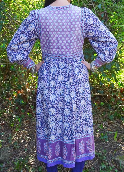 Vintage Vixen Sweet Dreams My Vintage Block Printed Bedspread Dress