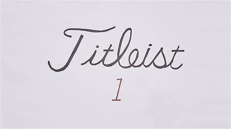 The History Of The Titleist Script Youtube