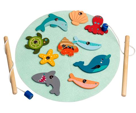 Wooden Fishing Game Magnetic My Wooden Toys