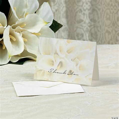 White Calla Lilies Thank You Notes Discontinued
