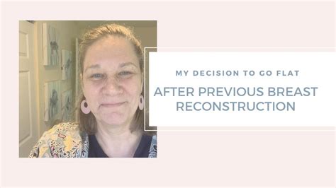 My Decision To Go Flat After Breast Reconstruction