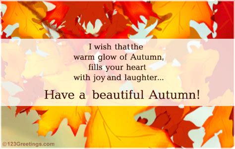 Joys Of Autumn Free Magic Of Autumn Ecards Greeting Cards 123