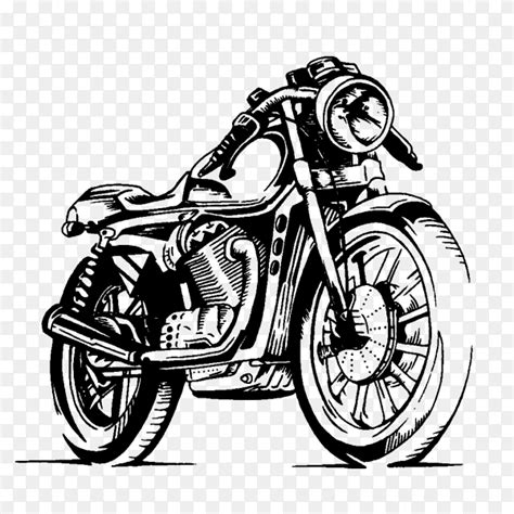 Illustration Of Classic Motorcycle Premium Vector Png Similar Png