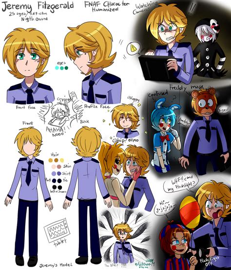 Jeremy Fitzgerald Fnaf 2 Human Version By Adrikoneko Mizuiro On