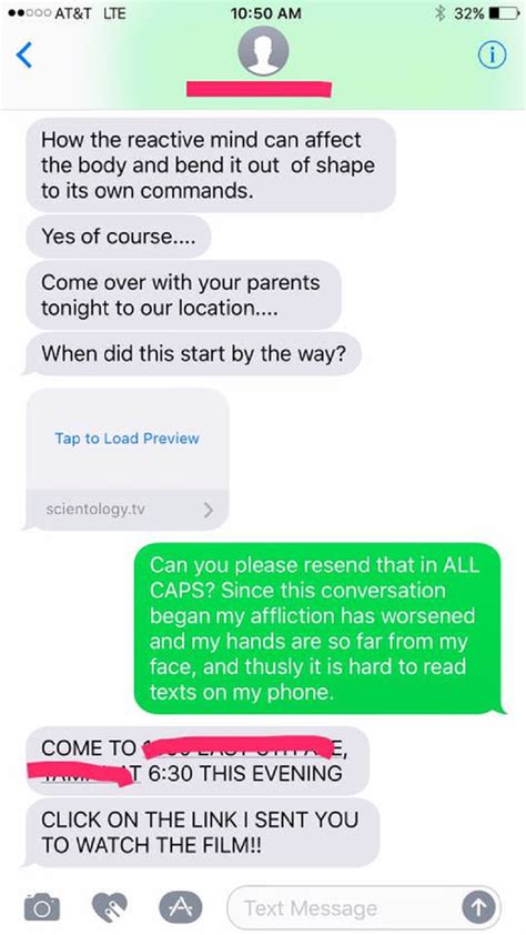 Someone Got A Wrong Number Text From A Scientologist And Trolled Them Mercilessly The Poke