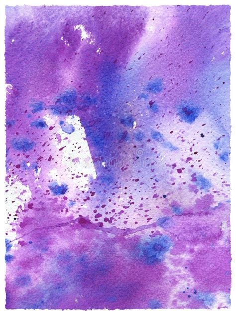 Abstract Hand Drawn Watercolor Background Stock Illustration