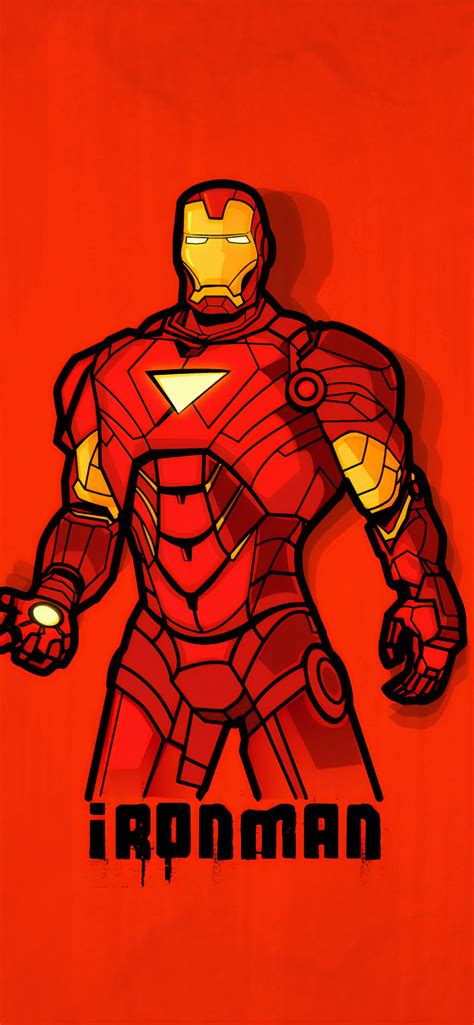 1242x2688 Minimalist Iron Man Iphone Xs Max Wallpaper Hd