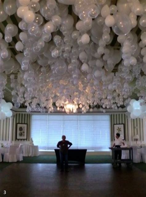 Balloons On Ceilings Party Decor Classy Wedding Party Time