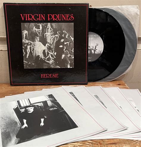 2枚組10inch Box Virgin Prunes ヴァージン プルーンズ Heresie Inv 0500 80 S Experimental U2 The Hype ポジパン 盤