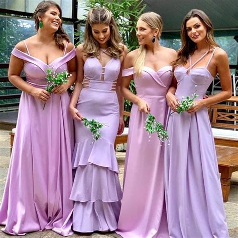 Wedding Bridesmaid Dresses Prom Dresses Long Evening Dresses Plum
