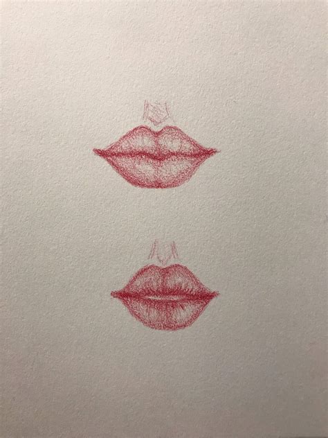 How To Draw Lips Front View How To Draw Amino