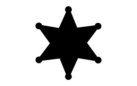 Star Badge Dxf File Free Download