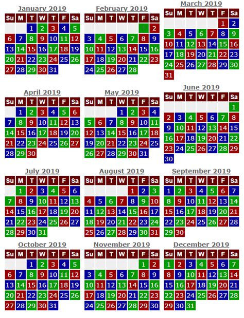 All 12 months of 2021 on a single page. 2021 12 Hour Rotating Shift Calendar - Shift Work Calendar ...