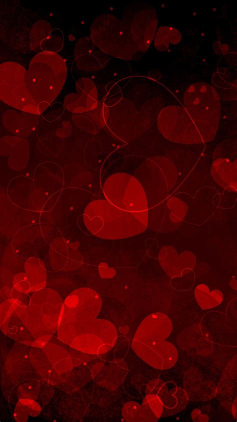 Are you searching for valentine wallpaper png images or vector? Free download Red Hearts Art Valentine Android wallpaper ...