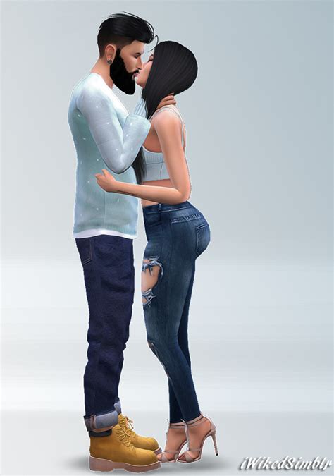 Sims Cc S The Best Couple Pose Pack By Iwikedsimblr Gambaran