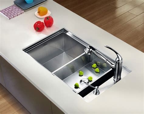 Dawn Undermount Square Single Bowl Sink With Side Drain Dsq2917