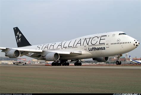 Boeing 747 430m Star Alliance Lufthansa Aviation Photo 1088638