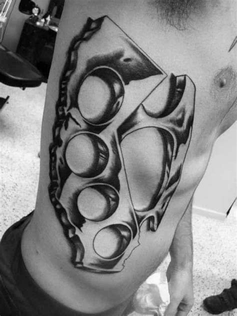 40 Cool Brass Knuckle Tattoo Designs For Men 2023 Guide