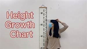 Measurement Wall Hanging Height Chart For Kids Write On For Kids Roll