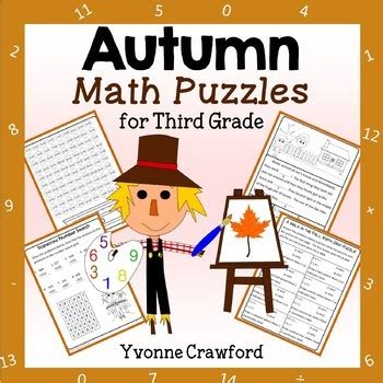 If so, mix up your lesson plans by including these fun math puzzles and activities that feel more like games than actual math practice! Fall Math Puzzles - 3rd Grade Common Core by Yvonne Crawford | TpT