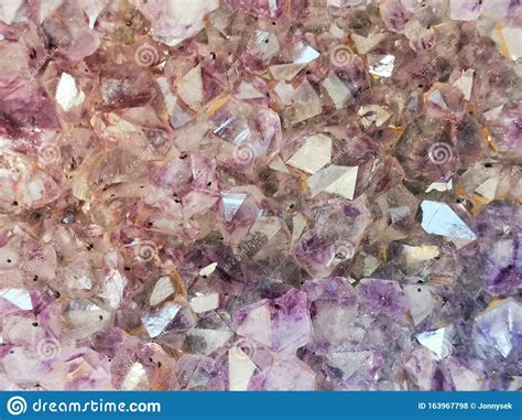 Violet Amethyst Texture Stock Photo Image Of Crystal 163967798