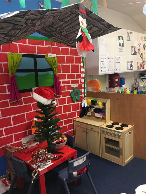 The Start Of Our Festive Role Play Area Role Play Areas Eyfs