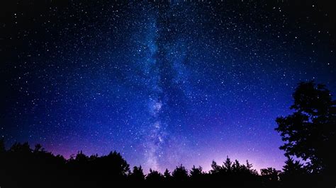 Wallpaper Night Sky Stars Space Art Milky Way Nebula Atmosphere Spiral Galaxy
