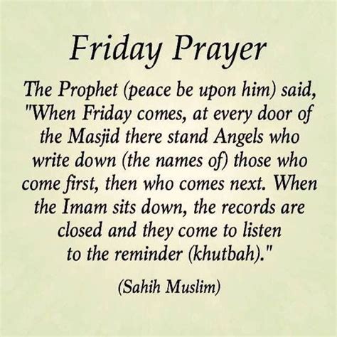 Islamic Friday Prayer Quotes