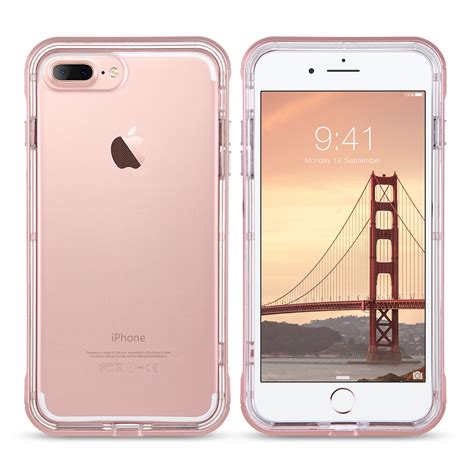 Shockproof Case For Iphone 7 Plus Clear Tpu Silicone Bumper Hard Back